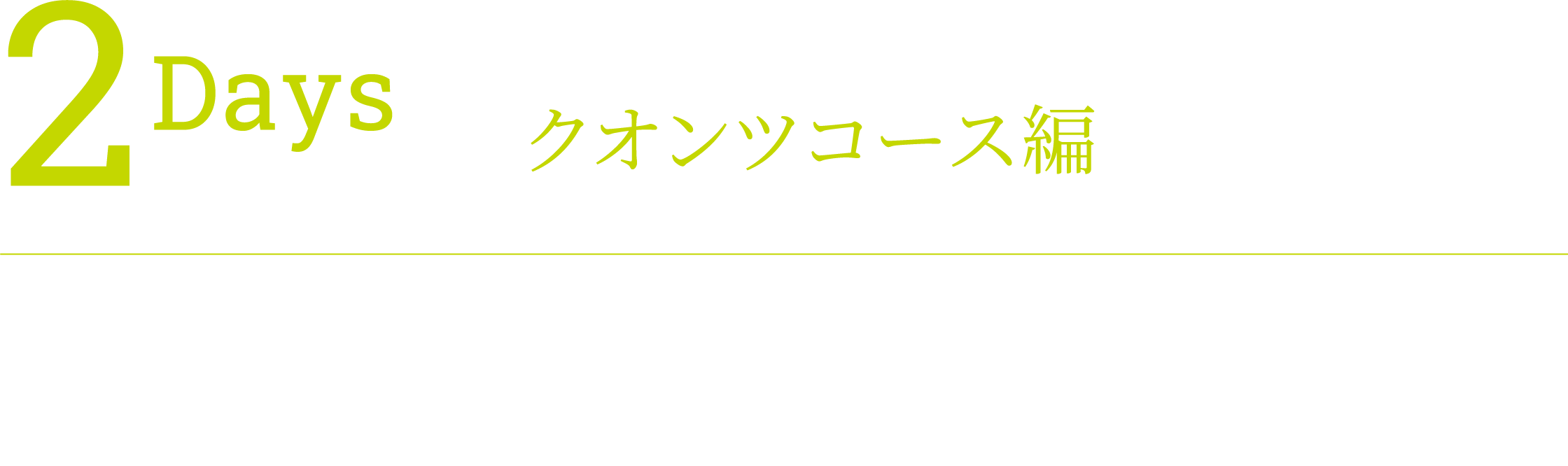 2 Days 金融工学のまだ見ぬ世界を クオンツコース編 高度な数理的手法や先端テクノロジーを用いて、複雑な市場性商品の価格・リスクを評価する分析力と洞察力をもとにマーケットの未来を企てよ