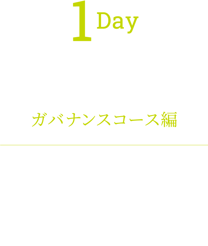 1Day グローバルな成長をガバナンスの面から支えるプロフェッショナル集団 ガバナンスコース編 変動し続けるビジネスの世界で、経営と法律の知識を駆使し、最高のビジネス体制を築く使命があります世界が求める企業を創るグローバルな経営基盤を構築し、維持し、成長させる使命があります